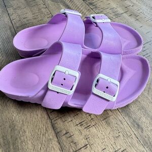 Birkenstock Lavender Sandals with Buckles